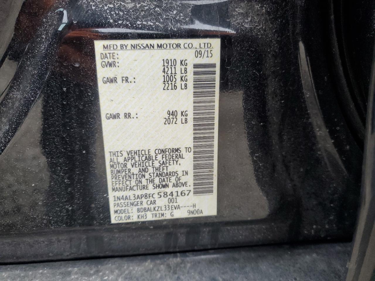 2015 Nissan Altima - Image 12