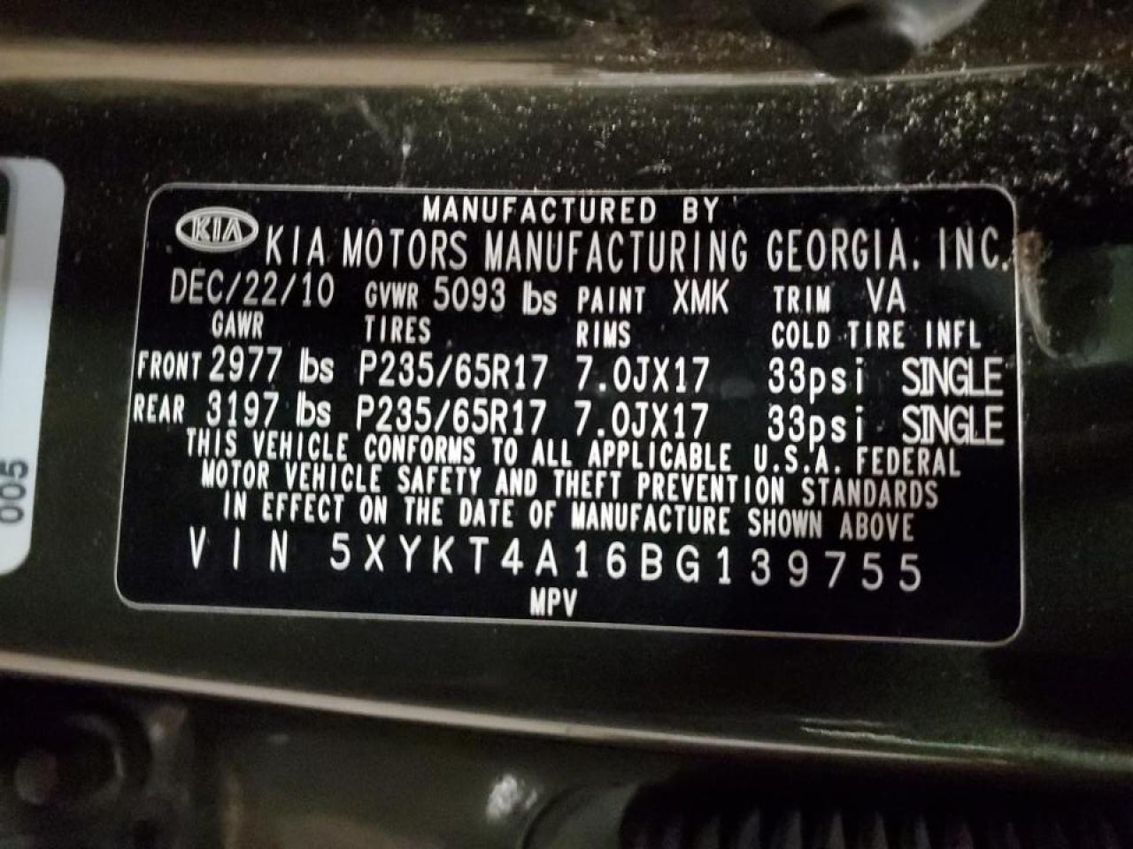 2011 Kia Sorento - Image 16