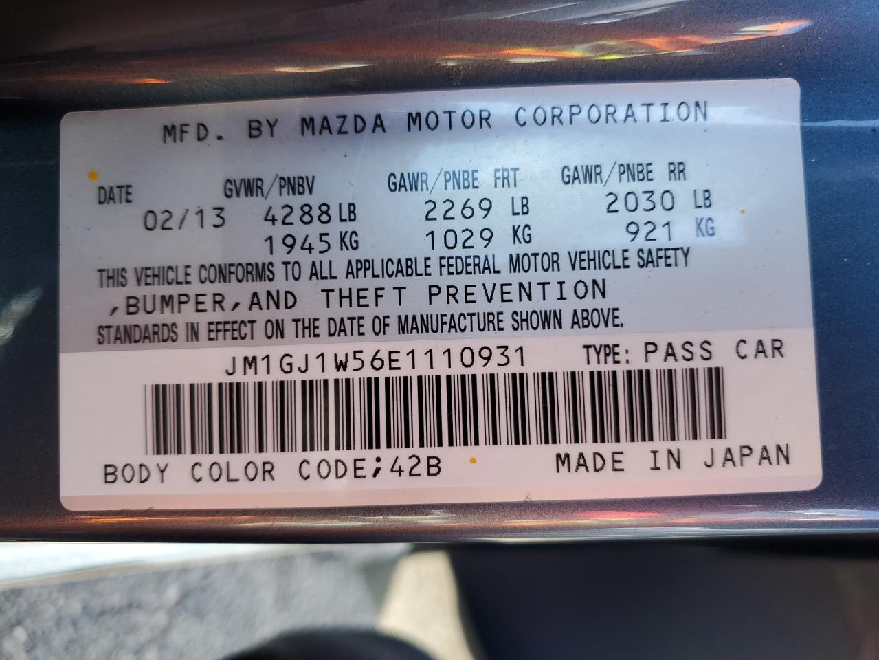 2014 Mazda 6 - Image 12