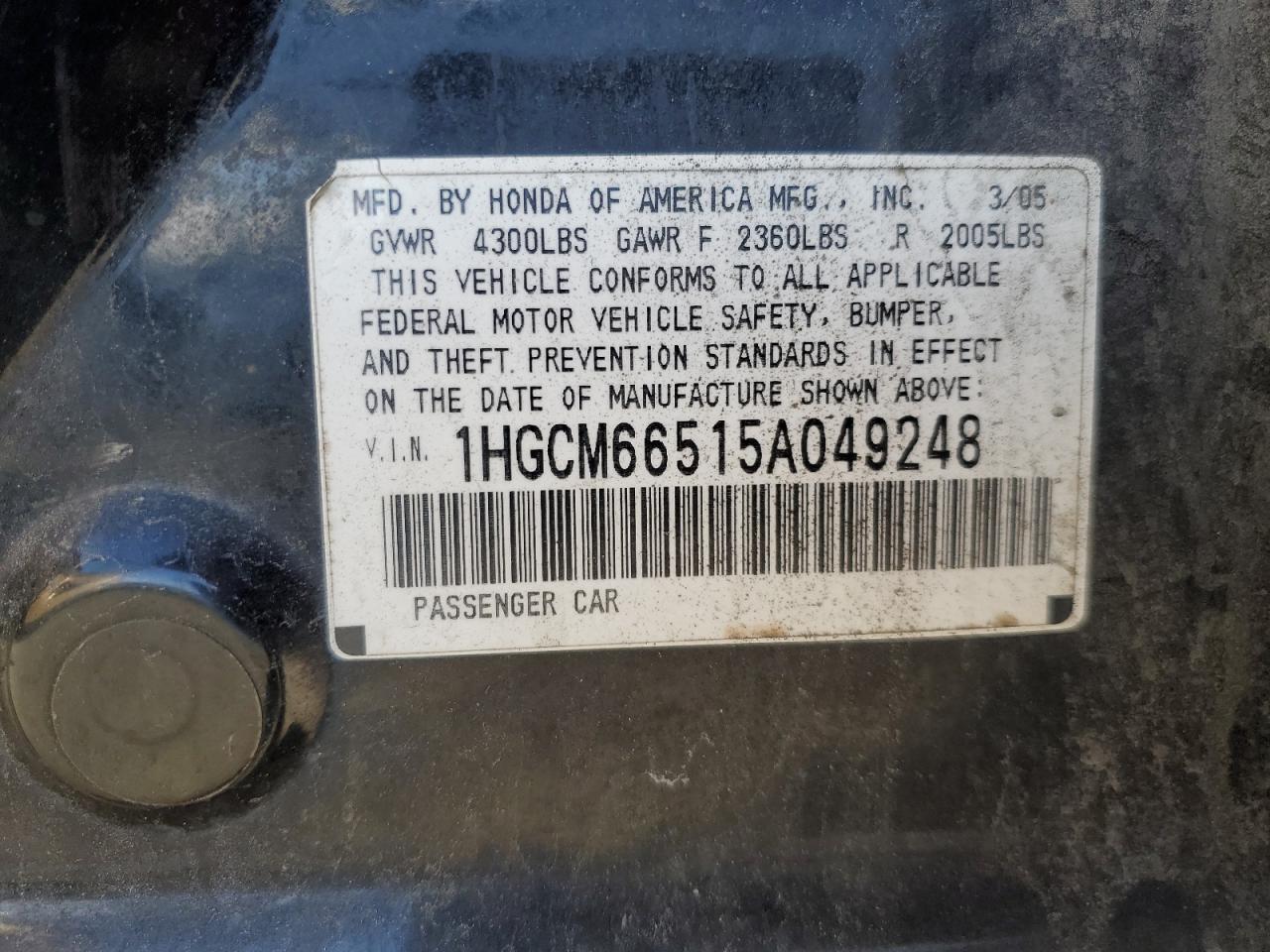 2005 Honda Accord - Image 13