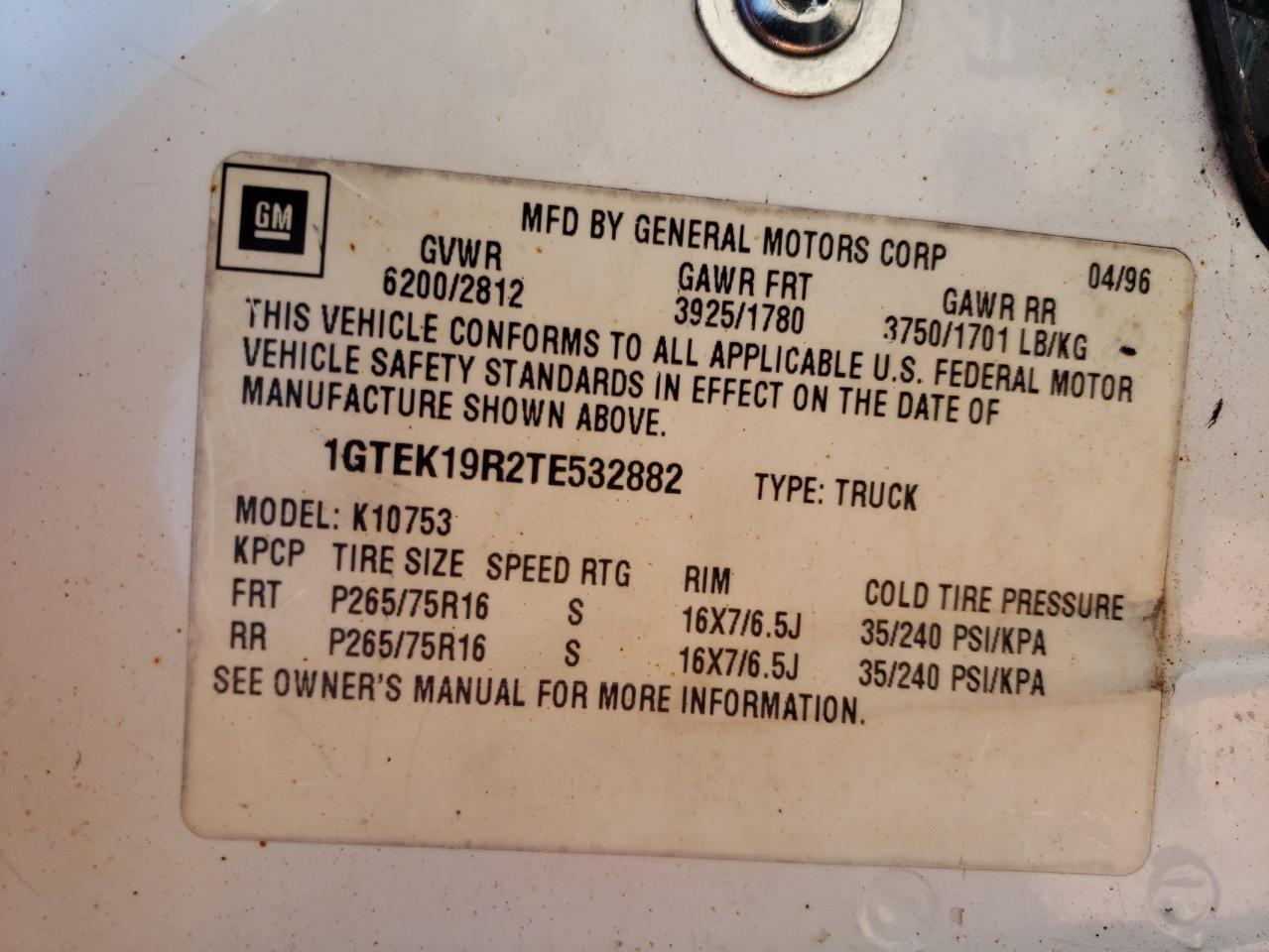 1996 GMC Sierra - Image 12