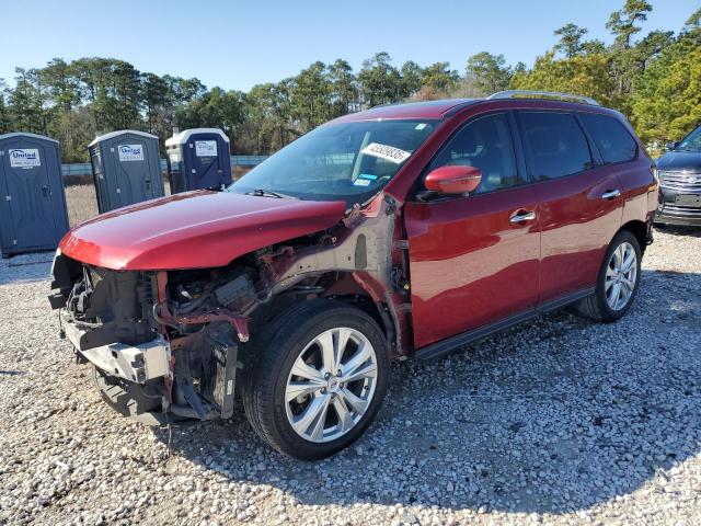  NISSAN PATHFINDER 2019 Czerwony