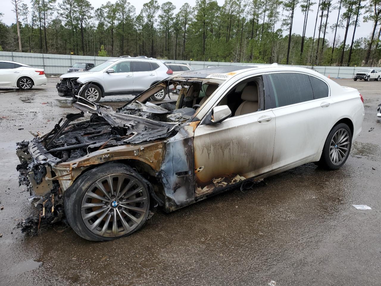 2011 Bmw 740 Li продається в Harleyville, SC - Burn - Engine