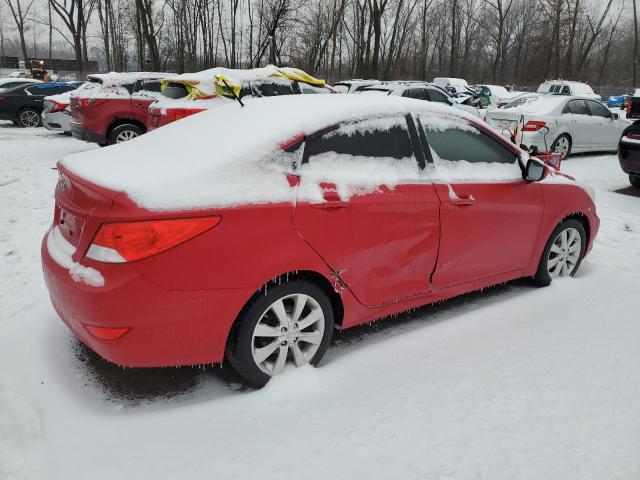  HYUNDAI ACCENT 2013 Red