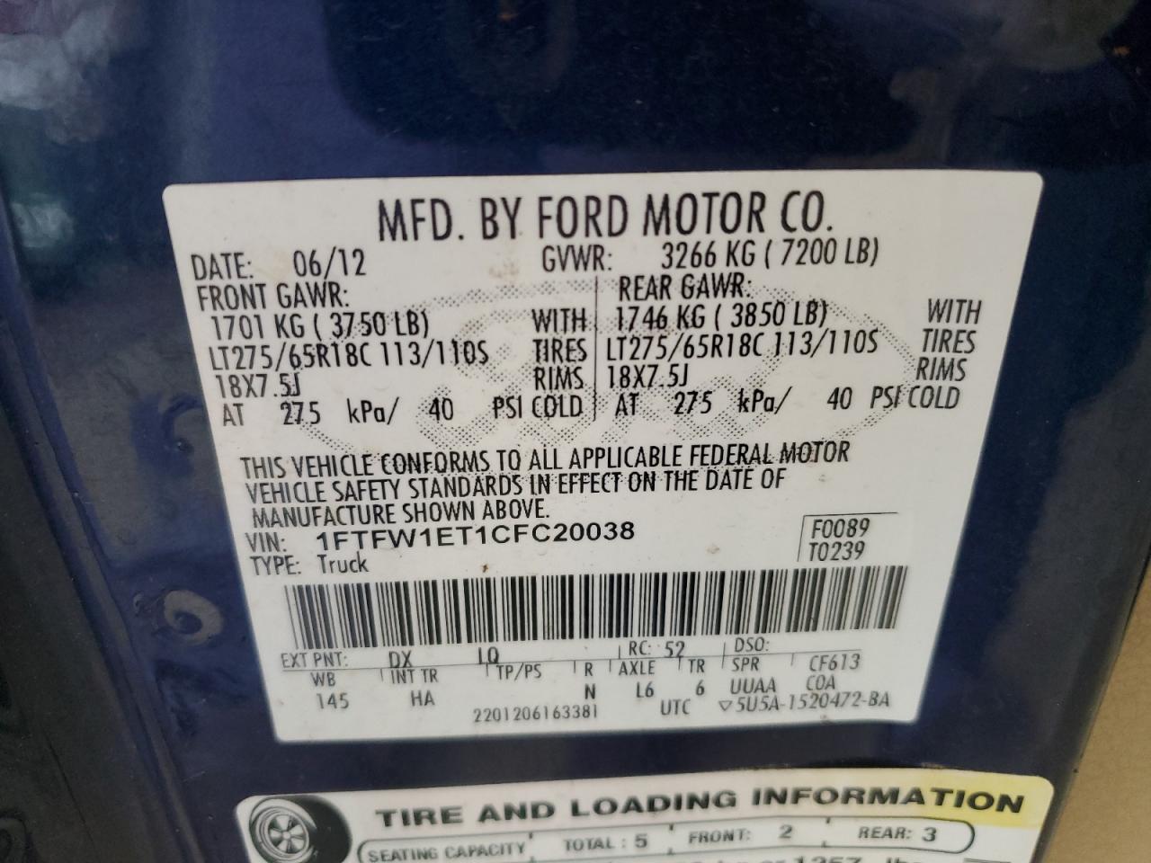 2012 Ford F-150 - Image 12