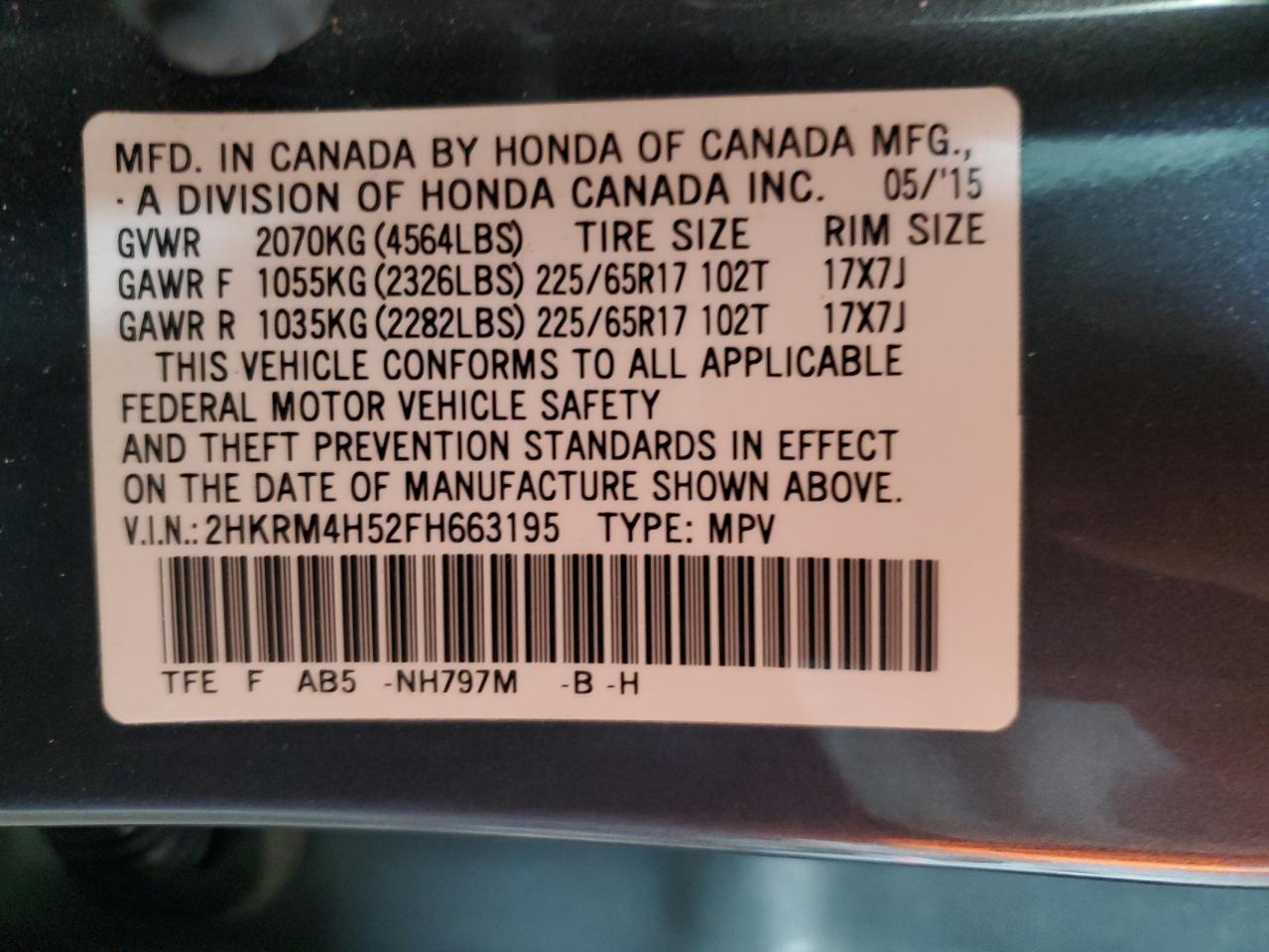 2015 Honda CR-V - Image 14