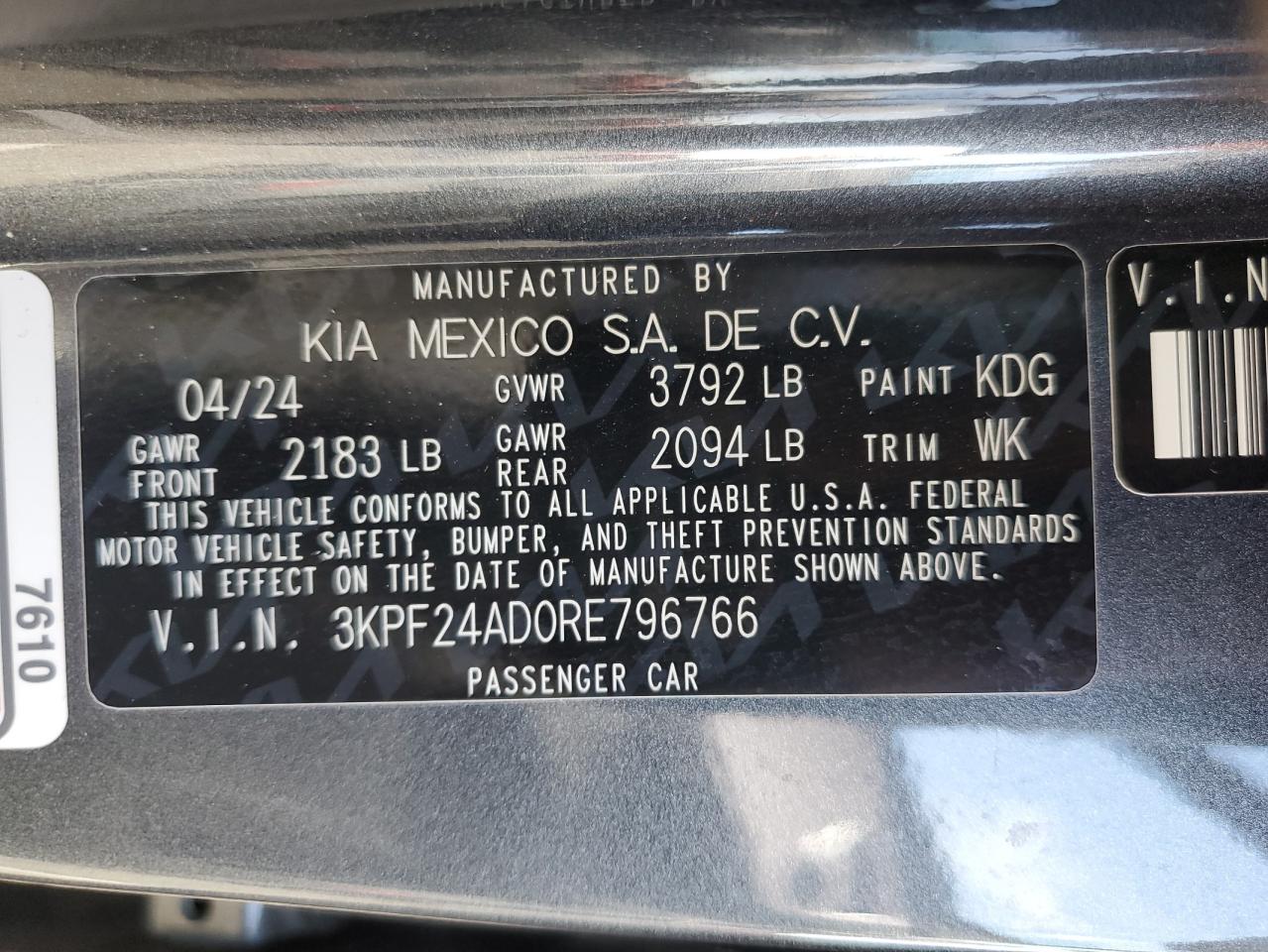 2024 Kia Forte - Image 12