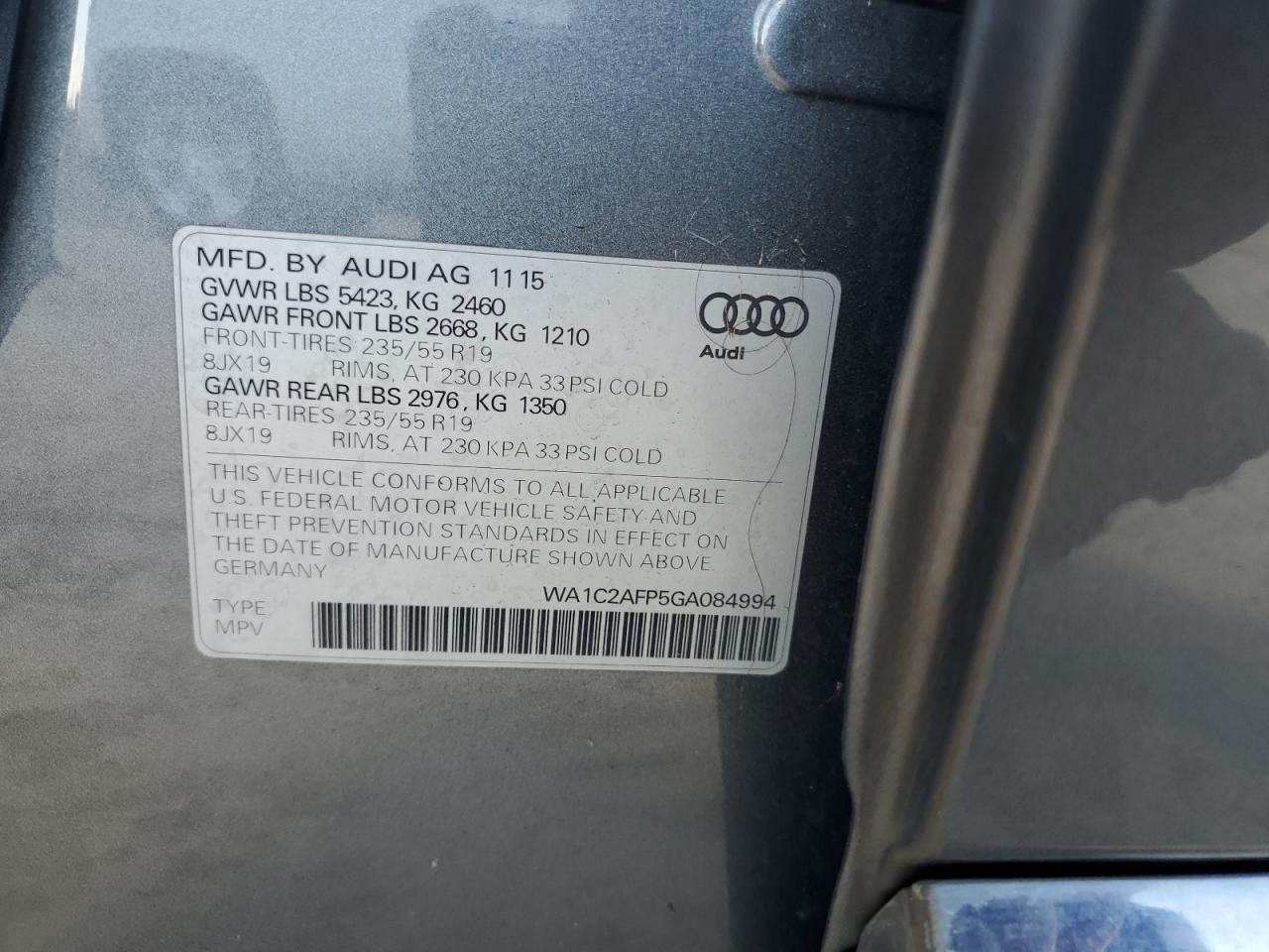 2016 Audi Q5 - Image 14