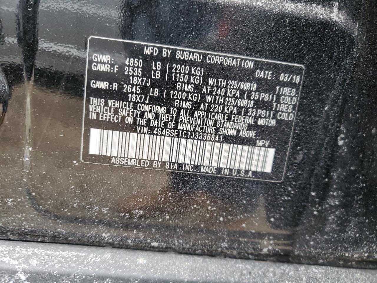 2018 Subaru Outback - Image 12