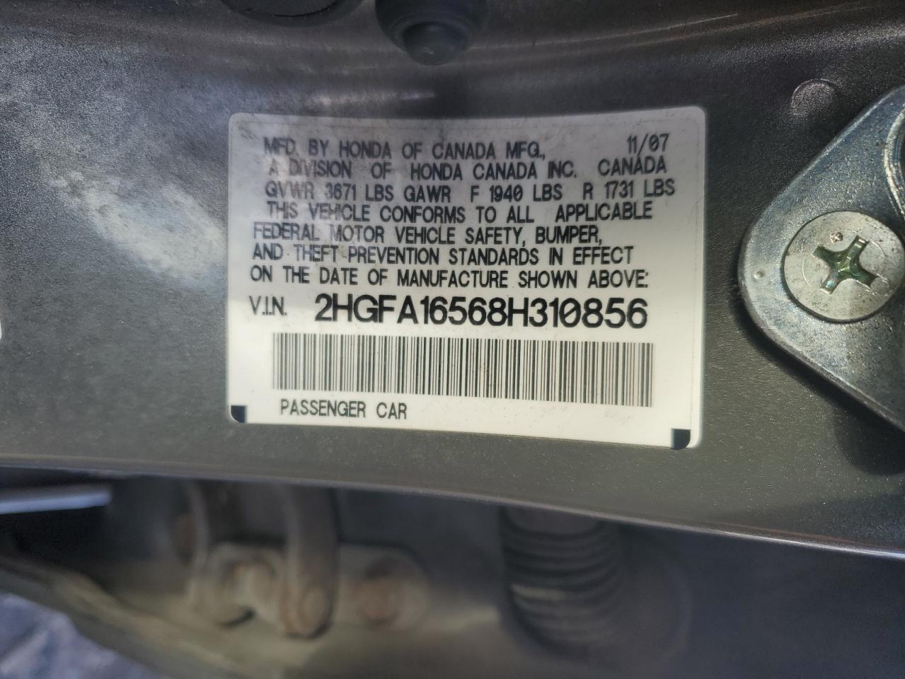 2008 Honda Civic - Image 13