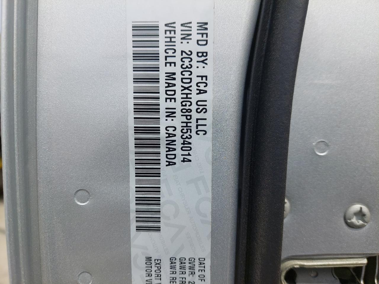 2C3CDXHG8PH534014 - 2023 Dodge CHARGER - #46554415