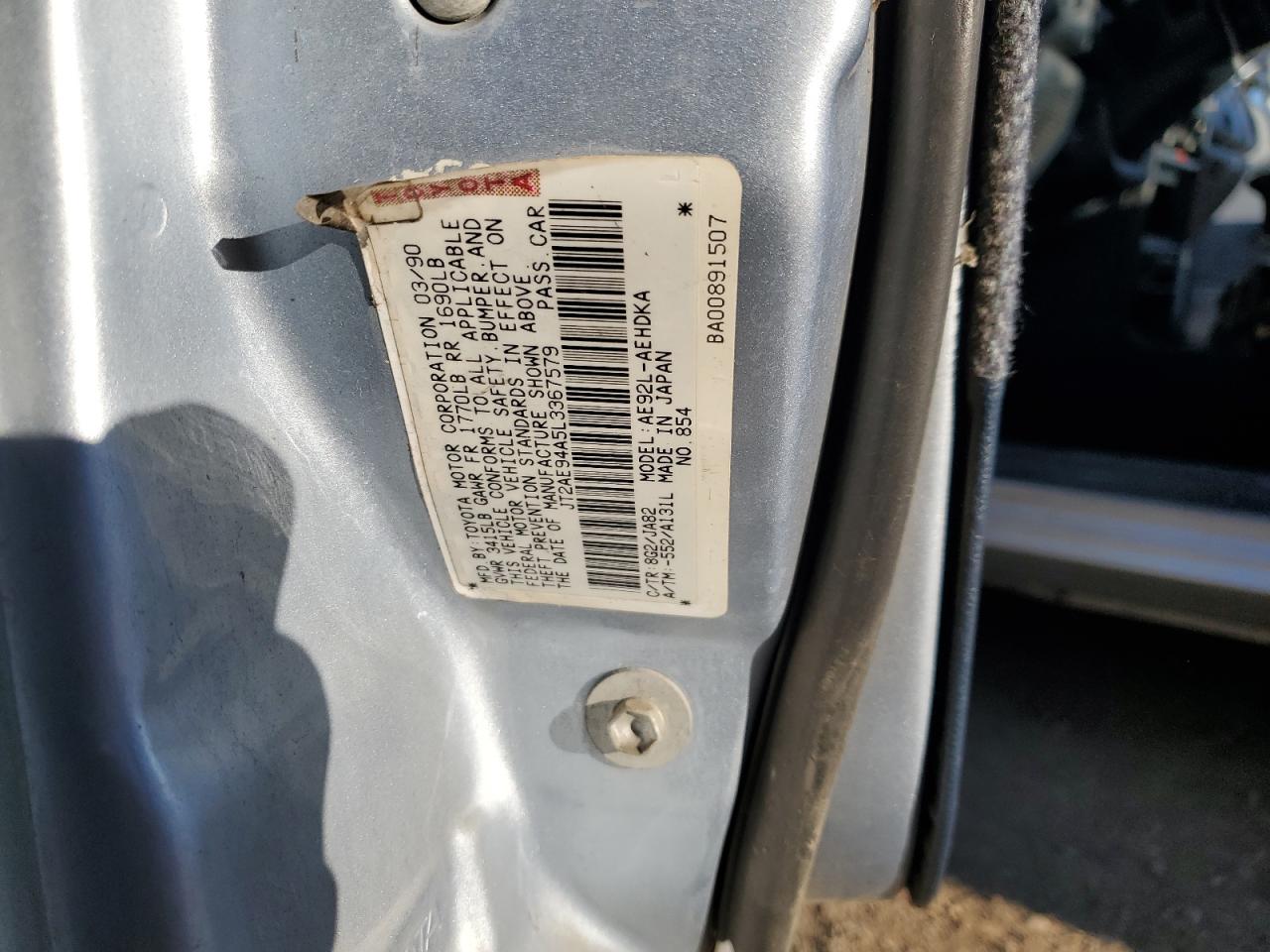 1990 Toyota Corolla - Image 12