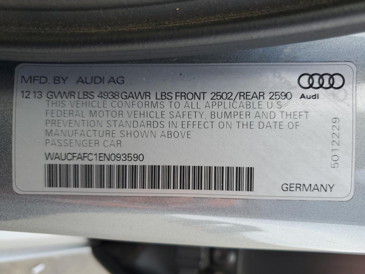 2014 Audi A6 - Image 12
