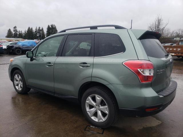 SUBARU FORESTER 2015 Зеленый