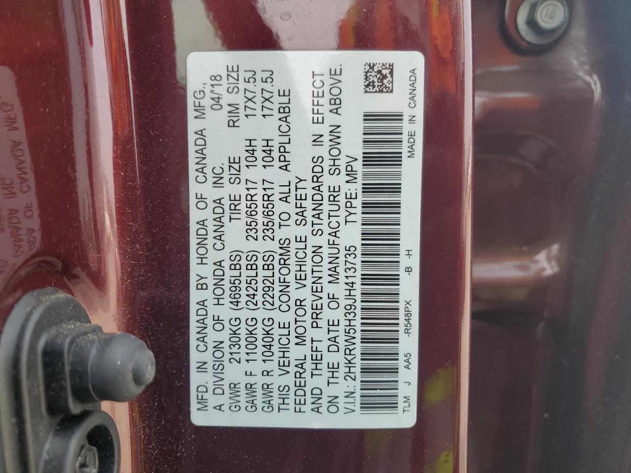 2018 Honda CR-V - Image 16
