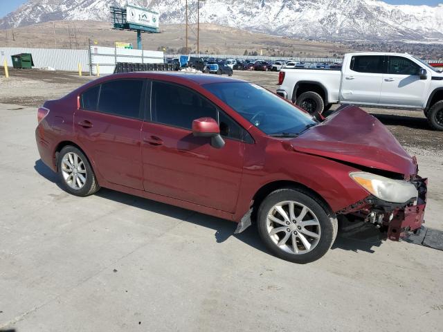  SUBARU IMPREZA 2013 Red