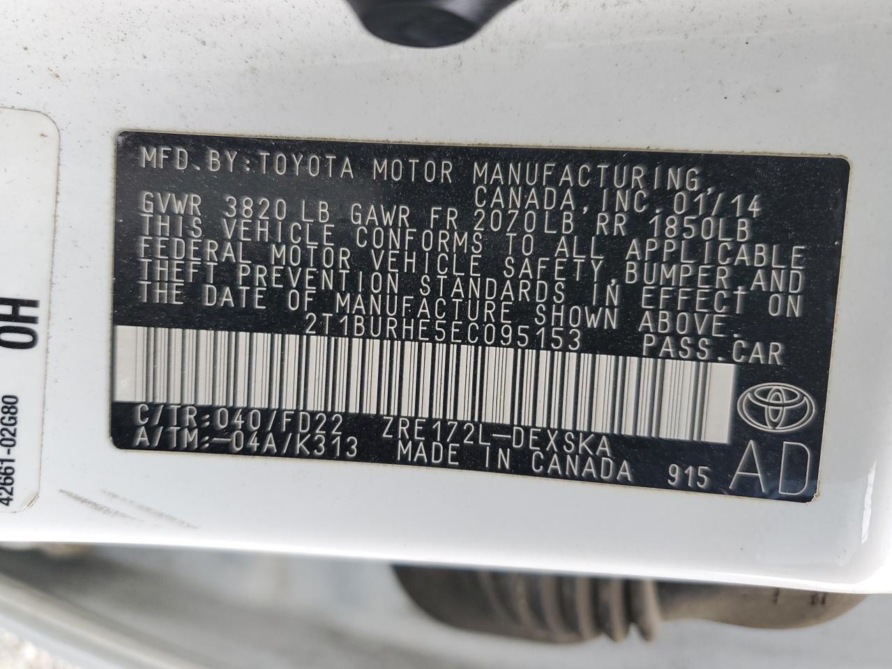 2014 Toyota Corolla - Image 12