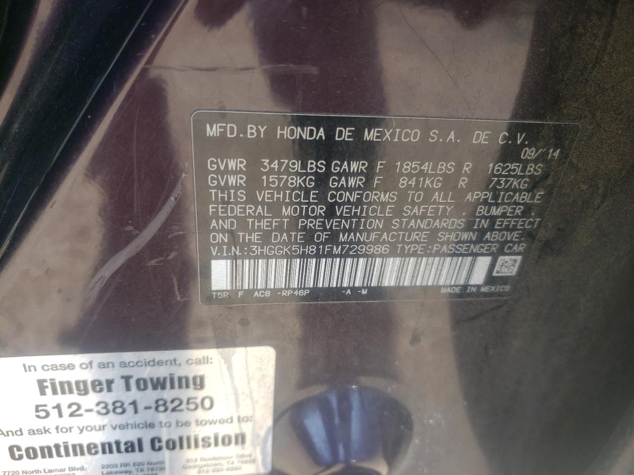 2015 Honda Fit - Image 12