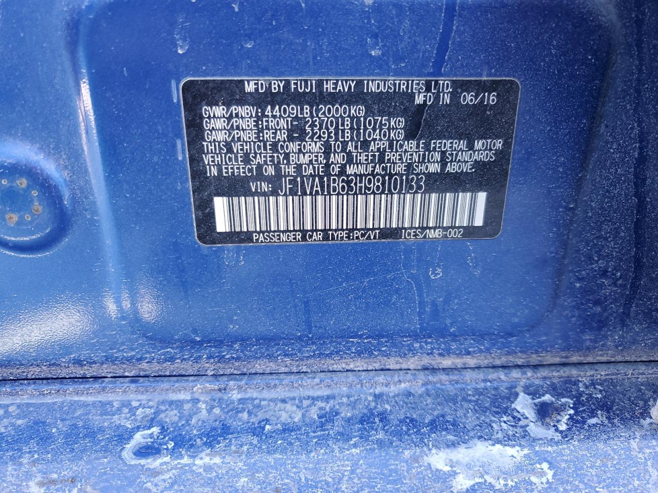 2017 Subaru WRX - Image 13