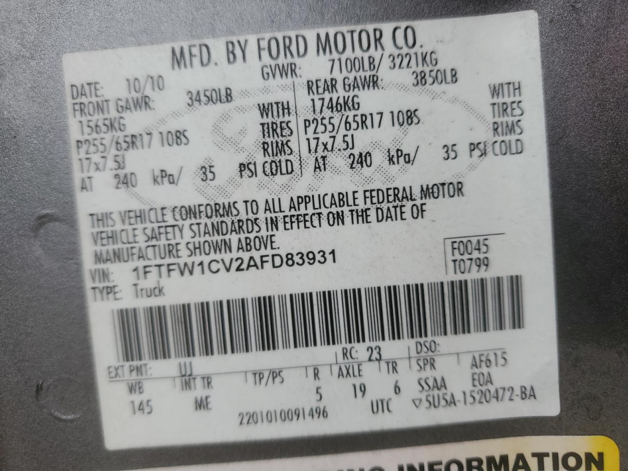 2010 Ford F-150 - Image 12