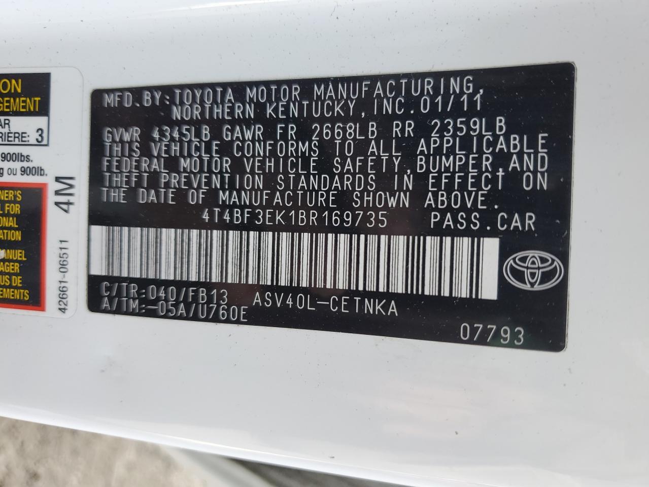 2011 Toyota Camry - Image 14