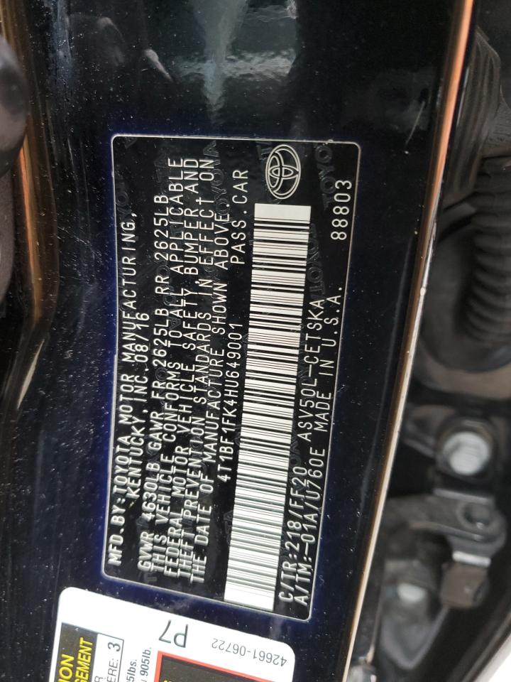 2017 Toyota Camry - Image 13