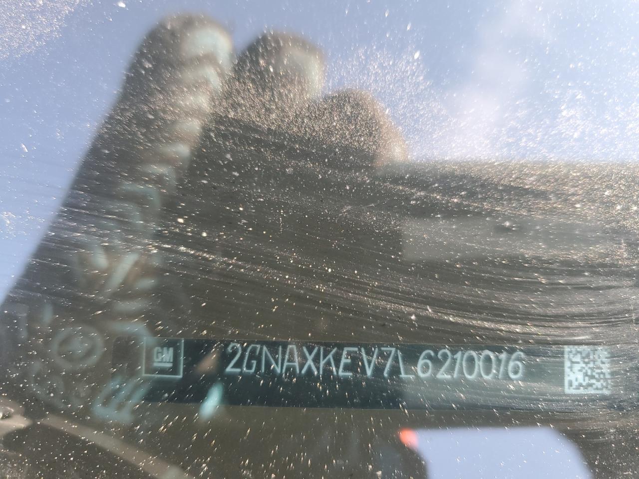 2020 Chevrolet Equinox Lt VIN: 2GNAXKEV7L6210016 Lot: 45652465