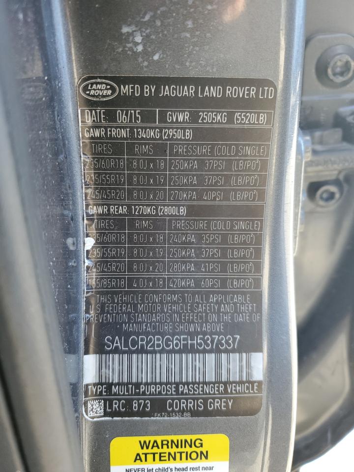 2015 Land Rover Discovery - Image 12