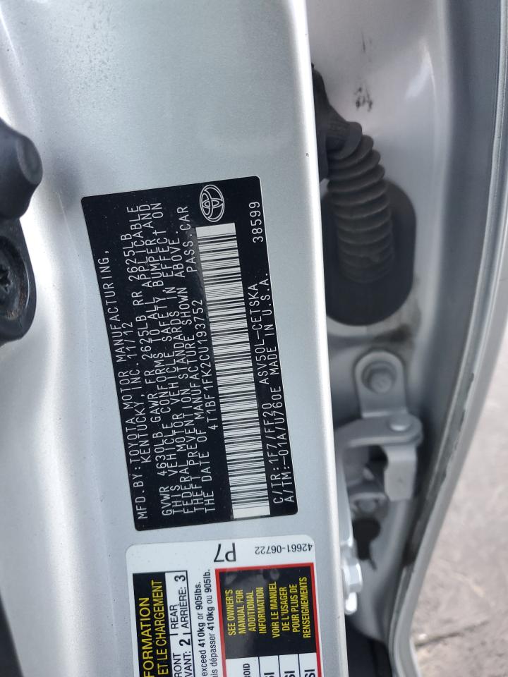 2012 Toyota Camry - Image 12
