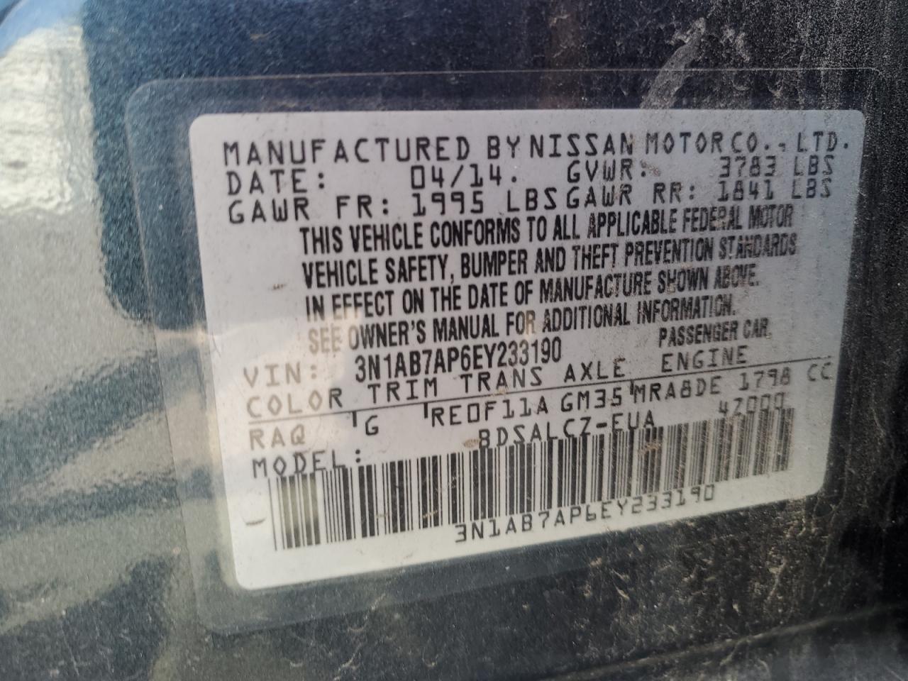 2014 Nissan Sentra - Image 12