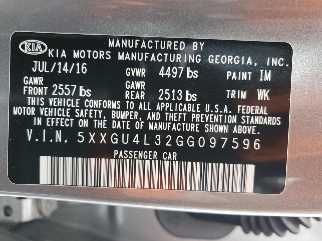 2016 Kia Optima - Image 14