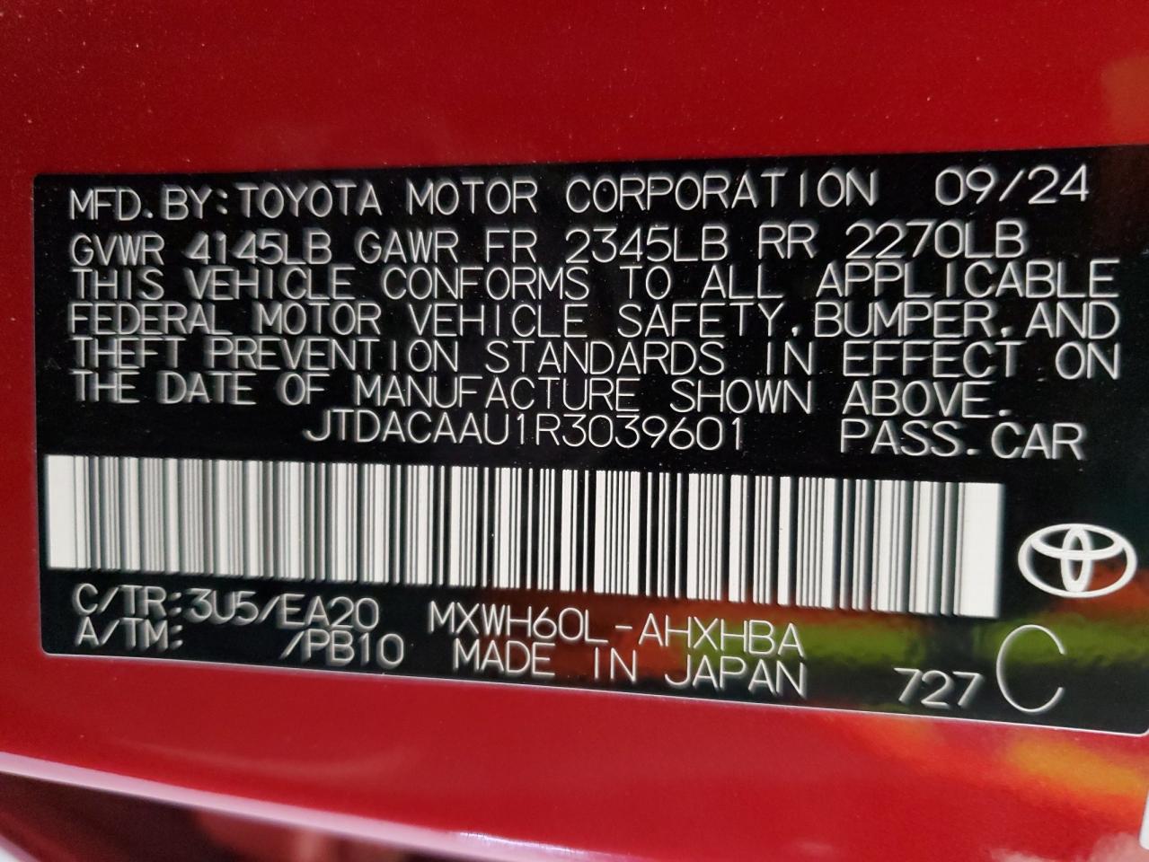 2024 Toyota Prius - Image 13