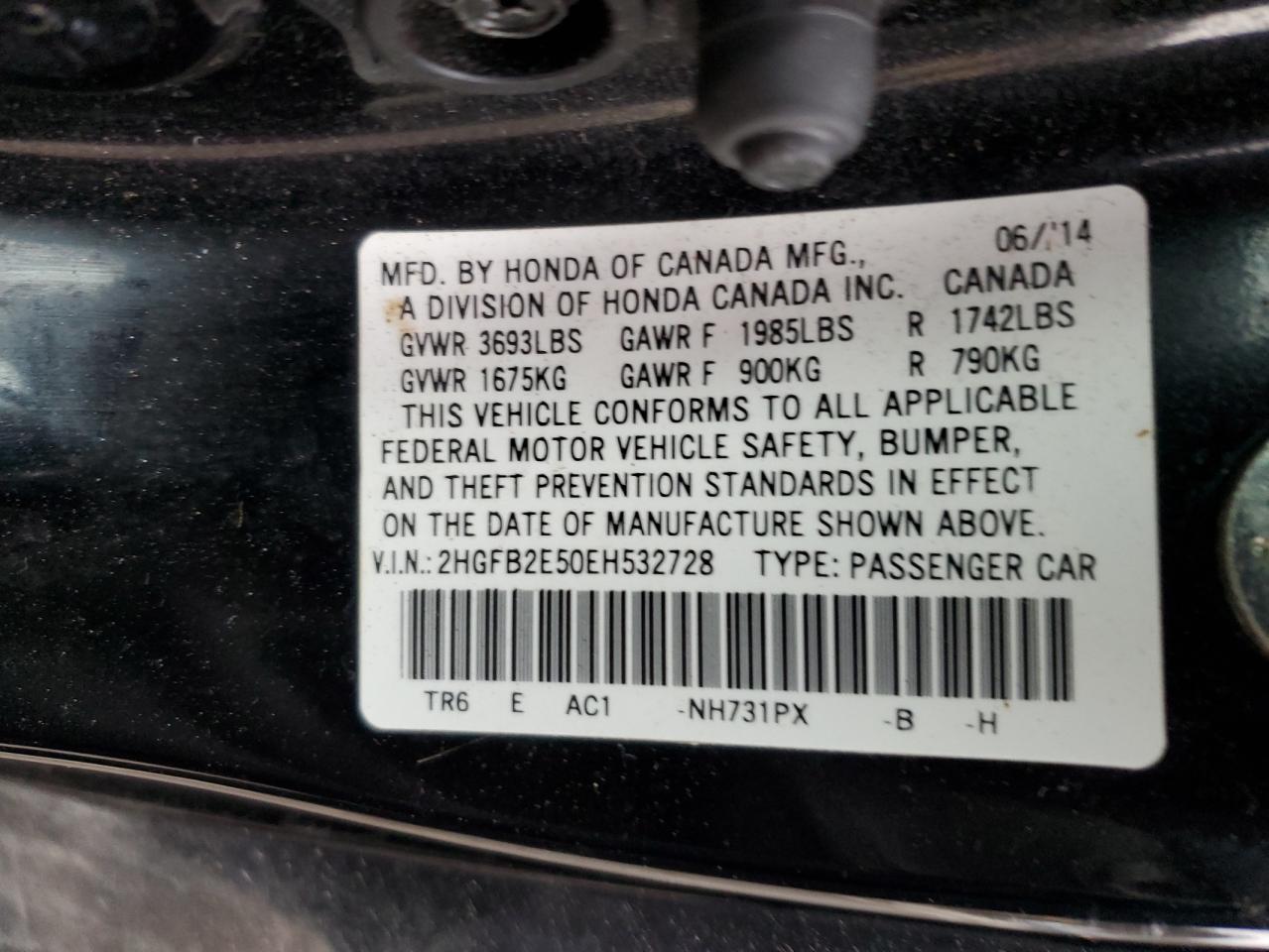 2014 Honda Civic - Image 14