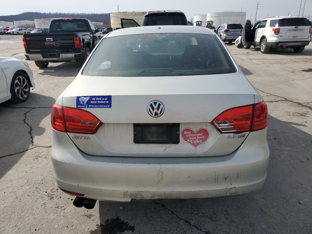 2011 Volkswagen Jetta Se VIN: 3VWDX7AJ9BM126190 Lot: 45647925