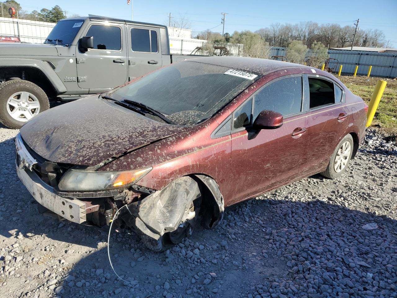 2012 Honda Civic Lx for Sale in Montgomery, AL - All Over