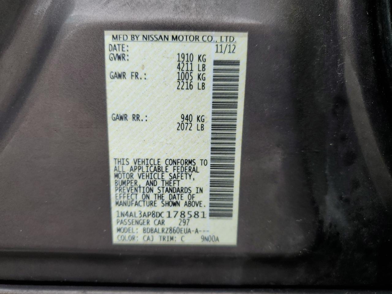 2013 Nissan Altima - Image 12