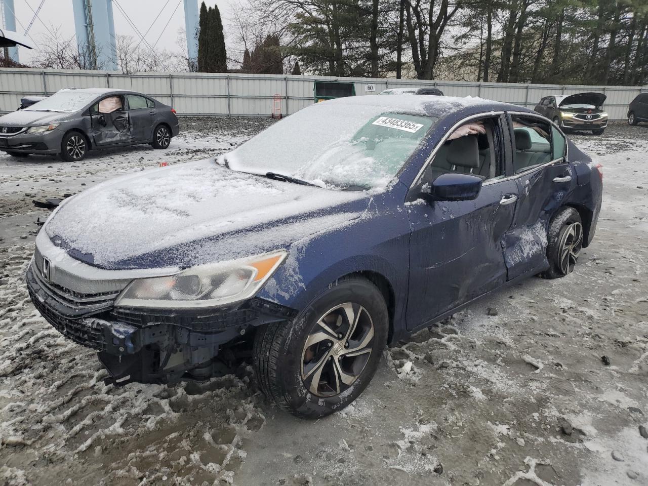 2016 Honda Accord Lx zu verkaufen in Windsor, NJ - Side