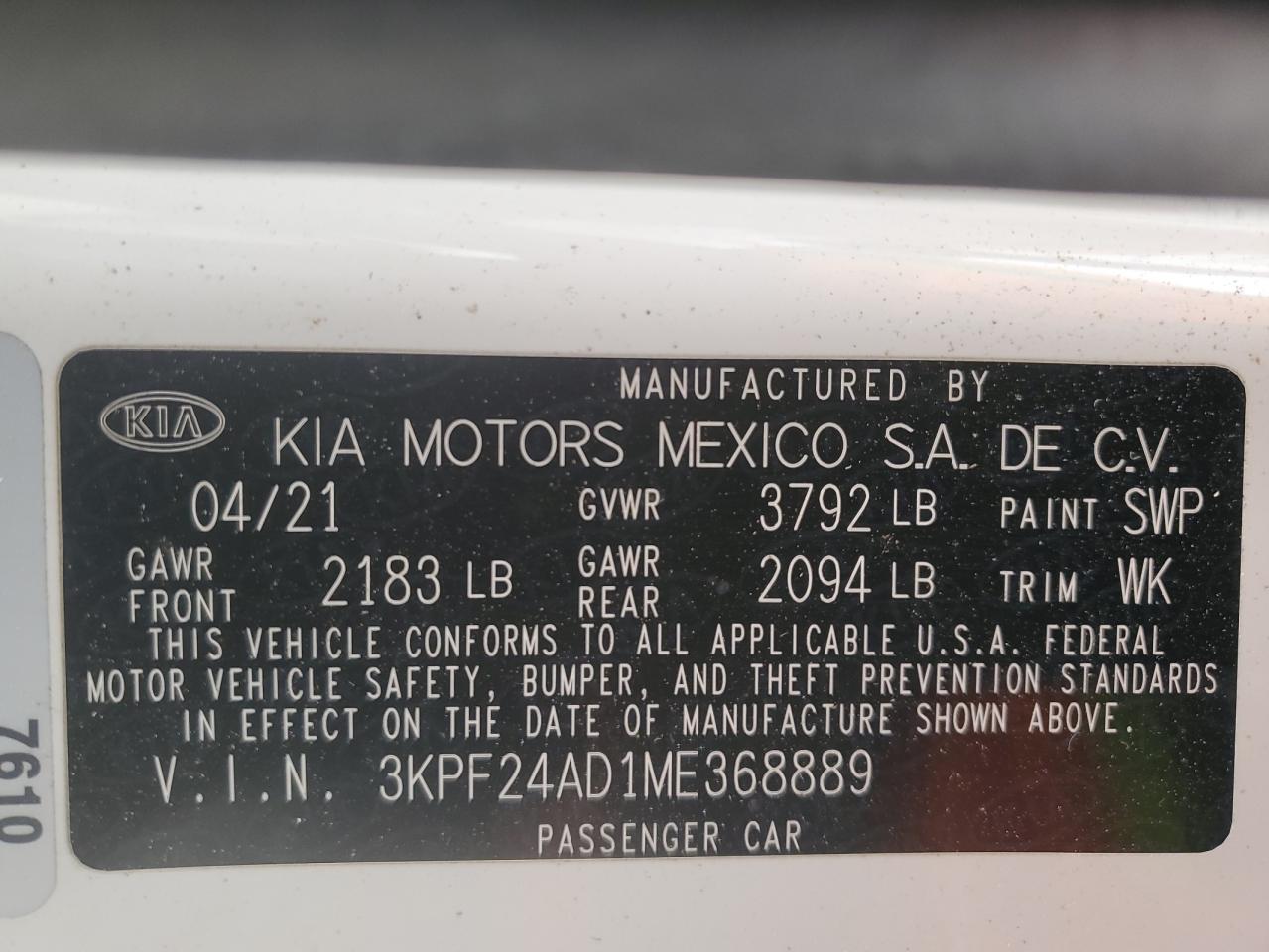 2021 Kia Forte - Image 13