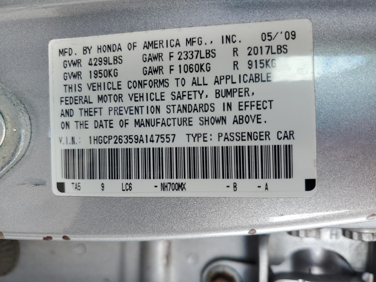 2009 Honda Accord - Image 14