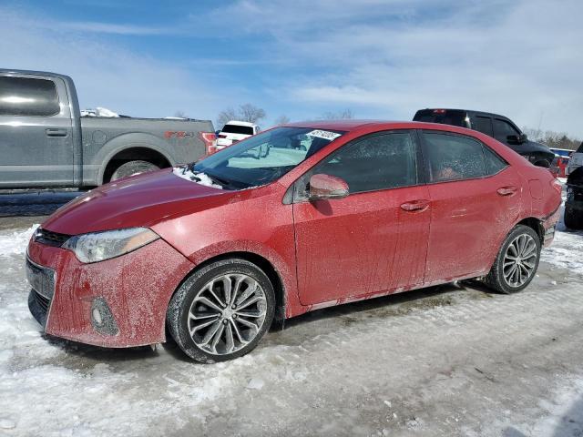  TOYOTA COROLLA 2016 Czerwony