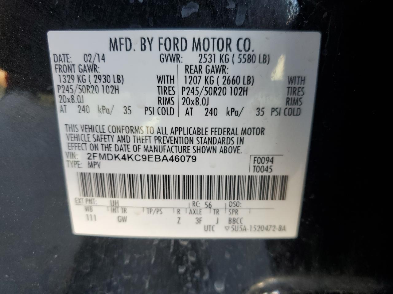2014 Ford Edge - Image 14
