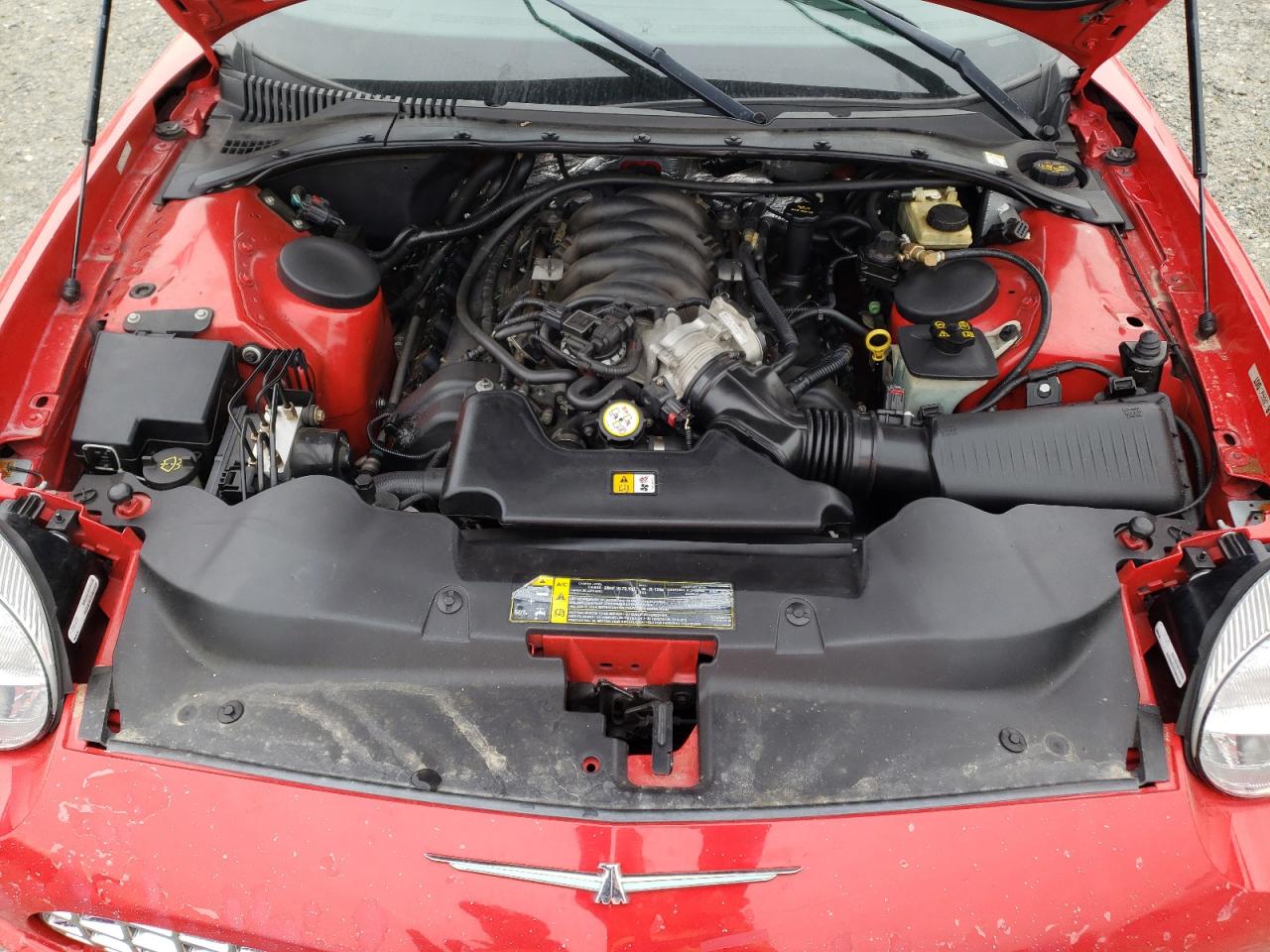 2004 Ford Thunderbird VIN: 1FAHP60A84Y112374 Lot: 44447255