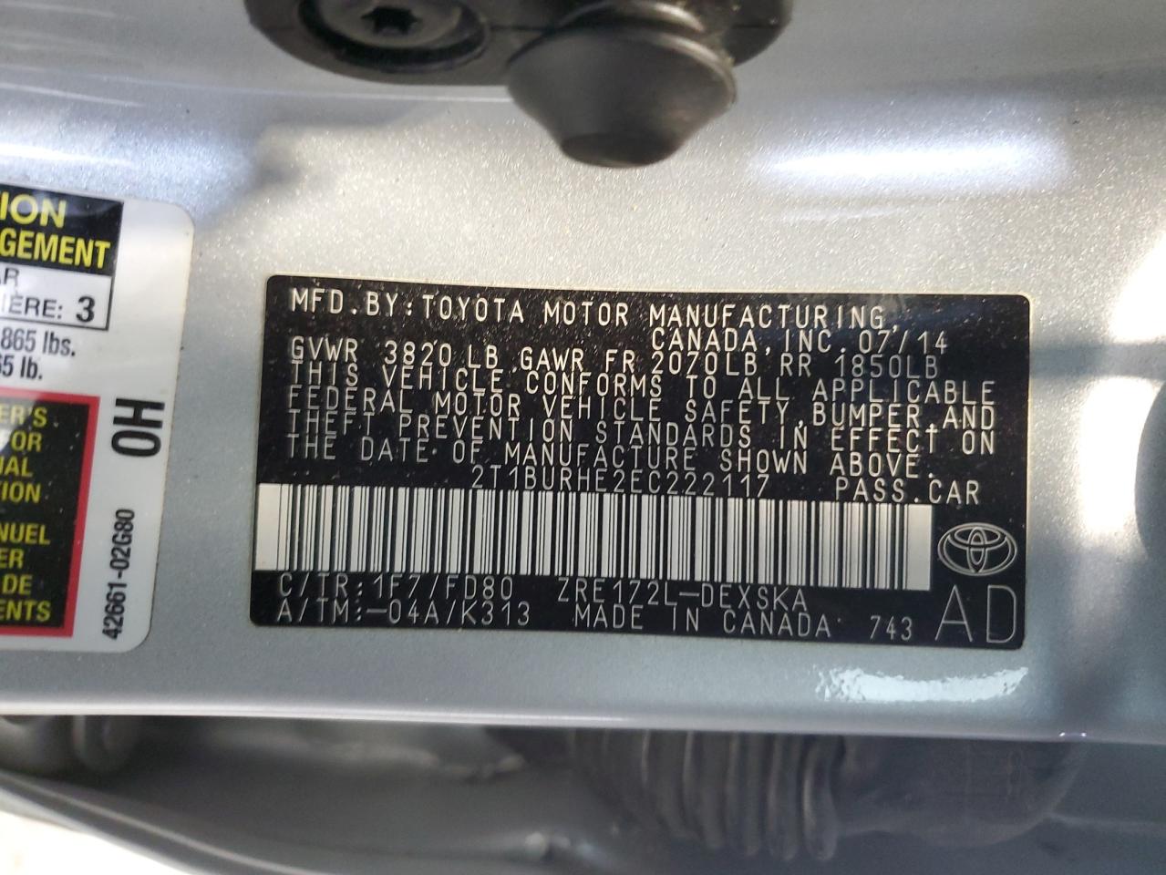 2014 Toyota Corolla - Image 12