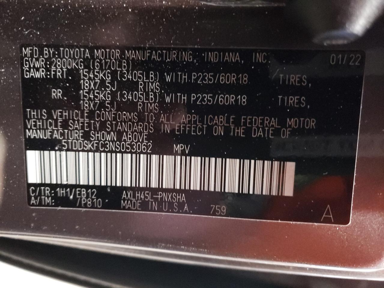 2022 Toyota Sienna - Image 13