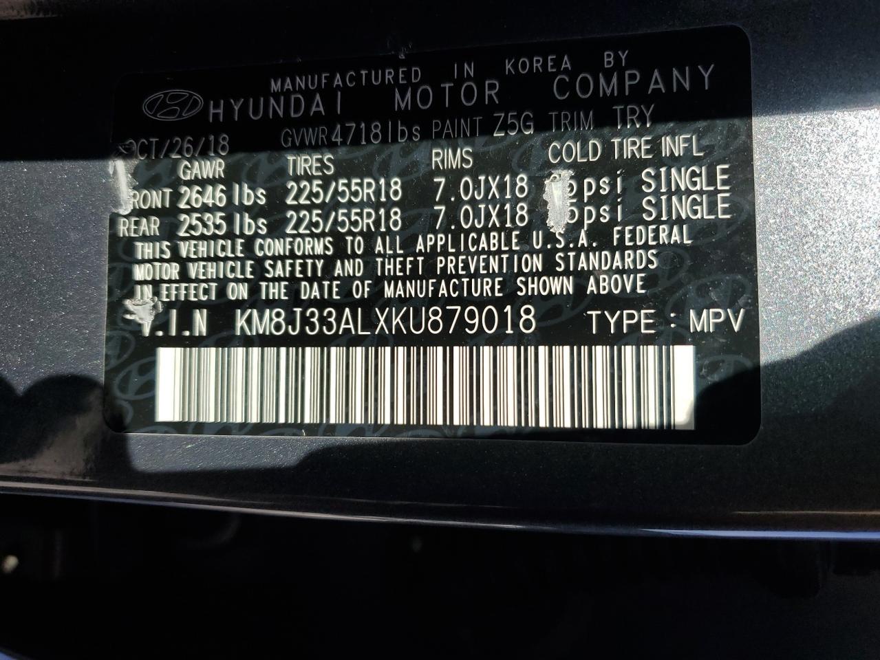 2019 Hyundai Tucson - Image 12