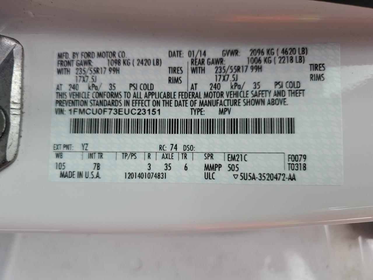 2014 Ford Escape - Image 12