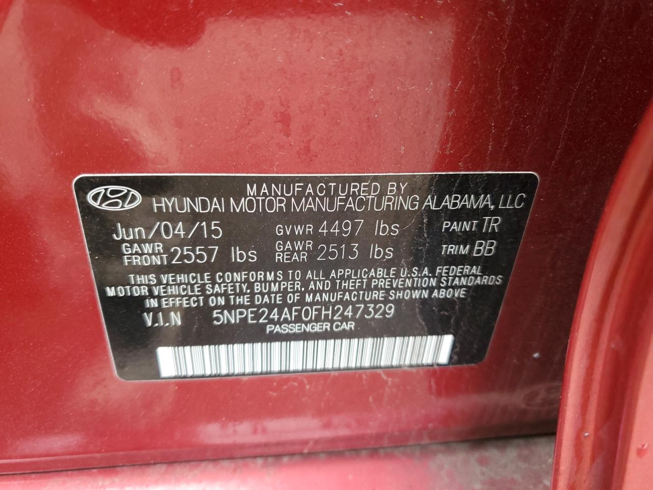 2015 Hyundai Sonata - Image 12