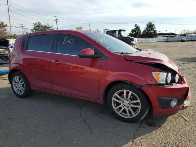  CHEVROLET SONIC 2012 Czerwony