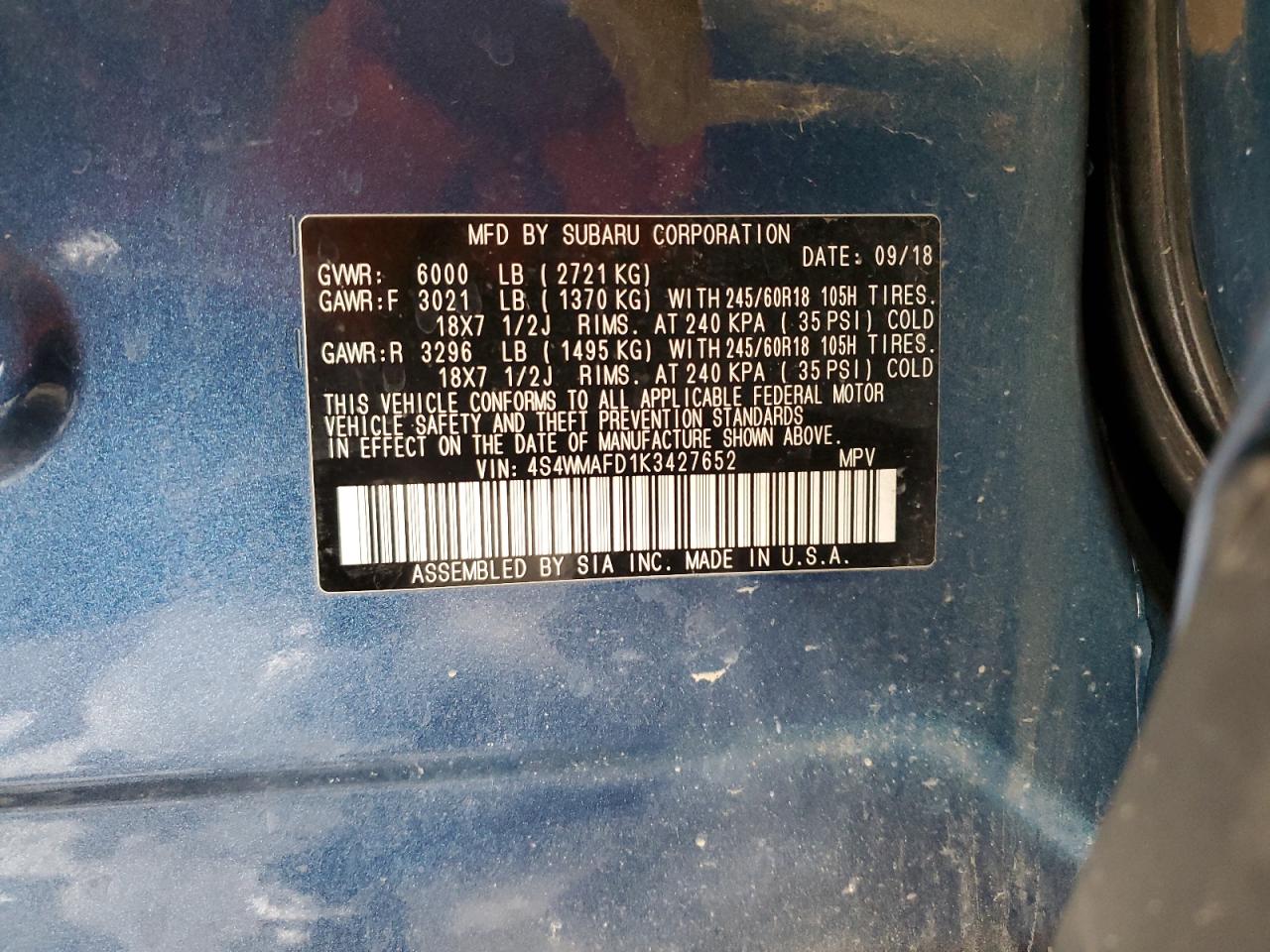 2019 Subaru Ascent - Image 14