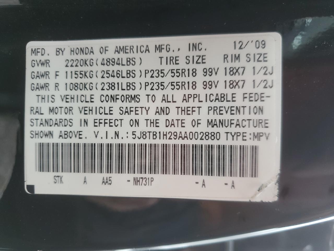 2010 Acura RDX - Image 16